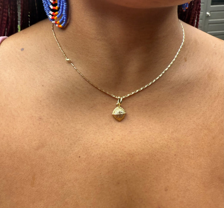 Sika Kɔkɔɔ Necklace + Earrings Set