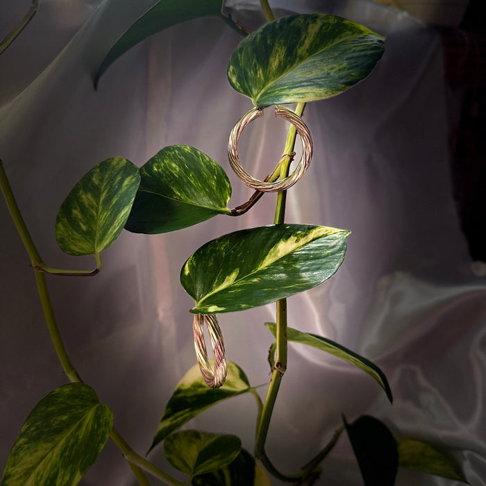 "Fly Girl" Classic Gold Hoops