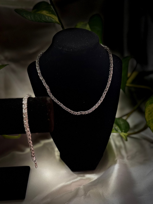 "Silver Lining" Necklace & Bracelet Set