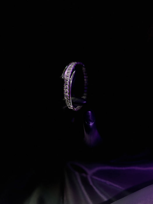 Chains n' Whips Silver Bangle and Ring Set