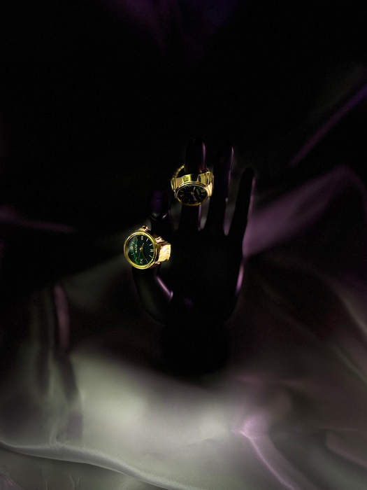 "Golden Hour" Watch Ring