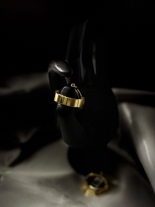 "Golden Hour" Watch Ring