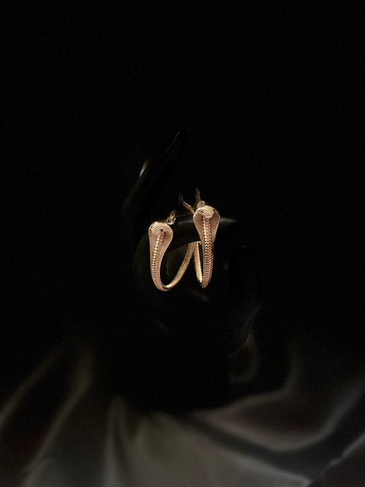 Cobra Hoop Earrings